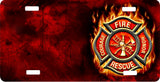 Fire & Rescue License Plate