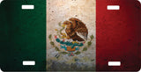 Mexico Flag License Plate